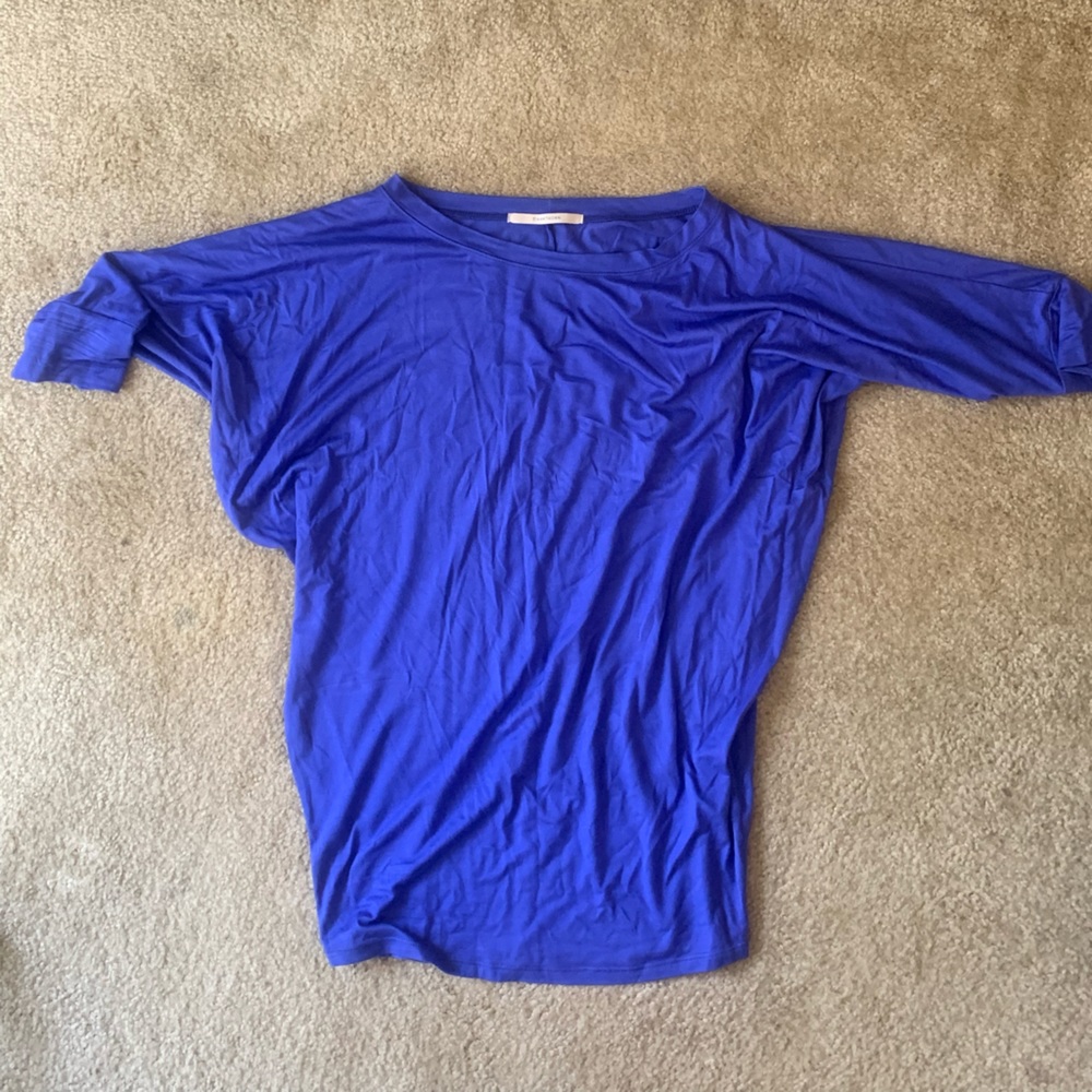 Queensland Dolman Jersey Top - Periwinke